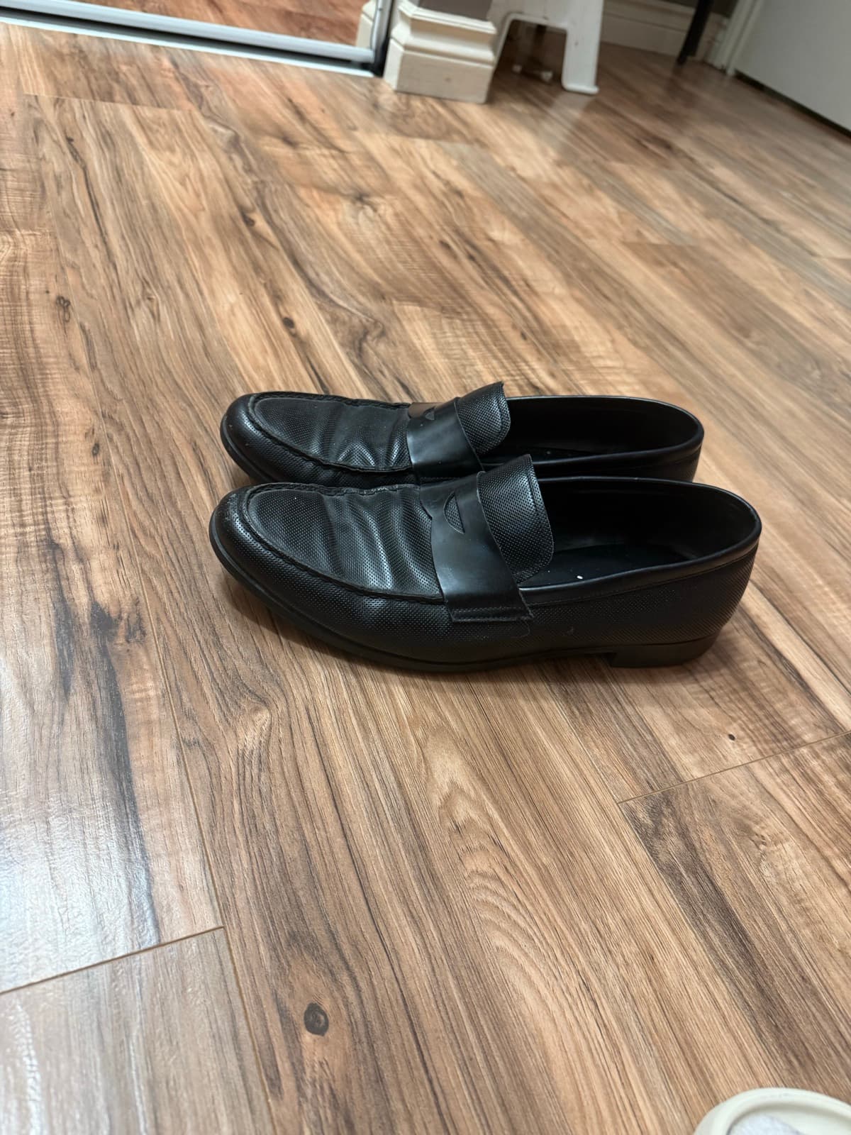 Armani Leather Penny Loafers